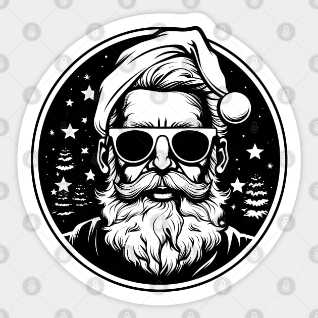 Santa Claus Sticker by MZeeDesigns